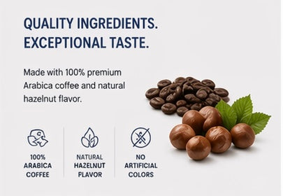 Rich Hazelnut Coffee Pods (Medium Roast)