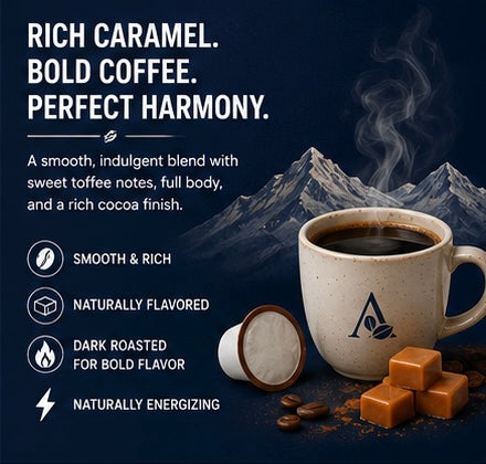 Molten Caramel Coffee Pods (Dark Roast)
